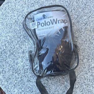 NEW Set Of 2 Classic Equine Black Polo Wraps